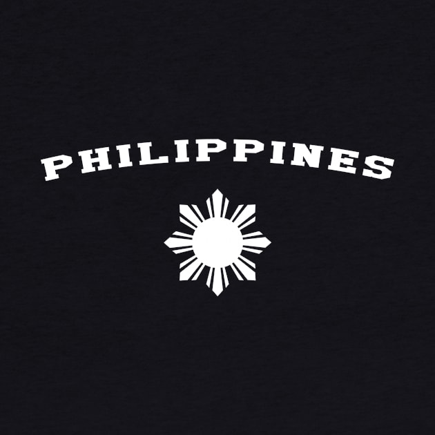 Philippines Pilipinas Flag Sun by BANWA